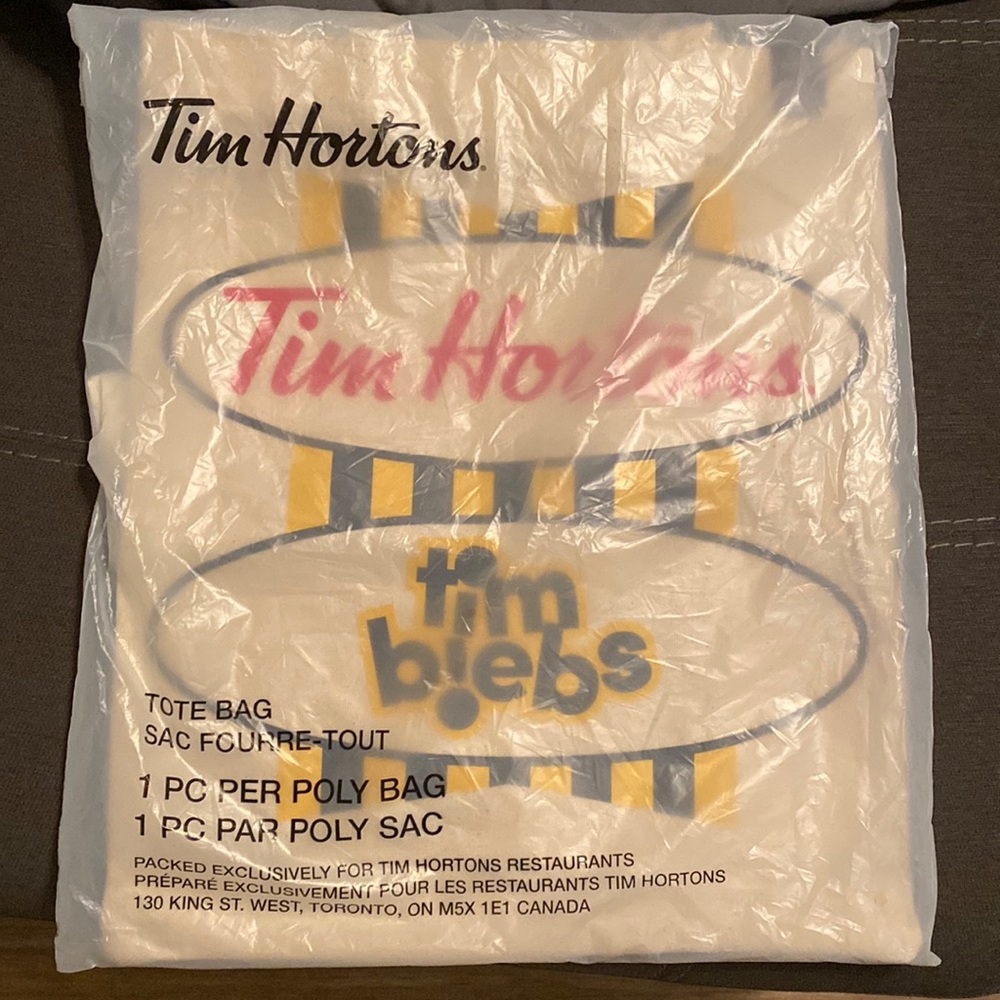 Justin Bieber X Tim Hortons Tote Bag